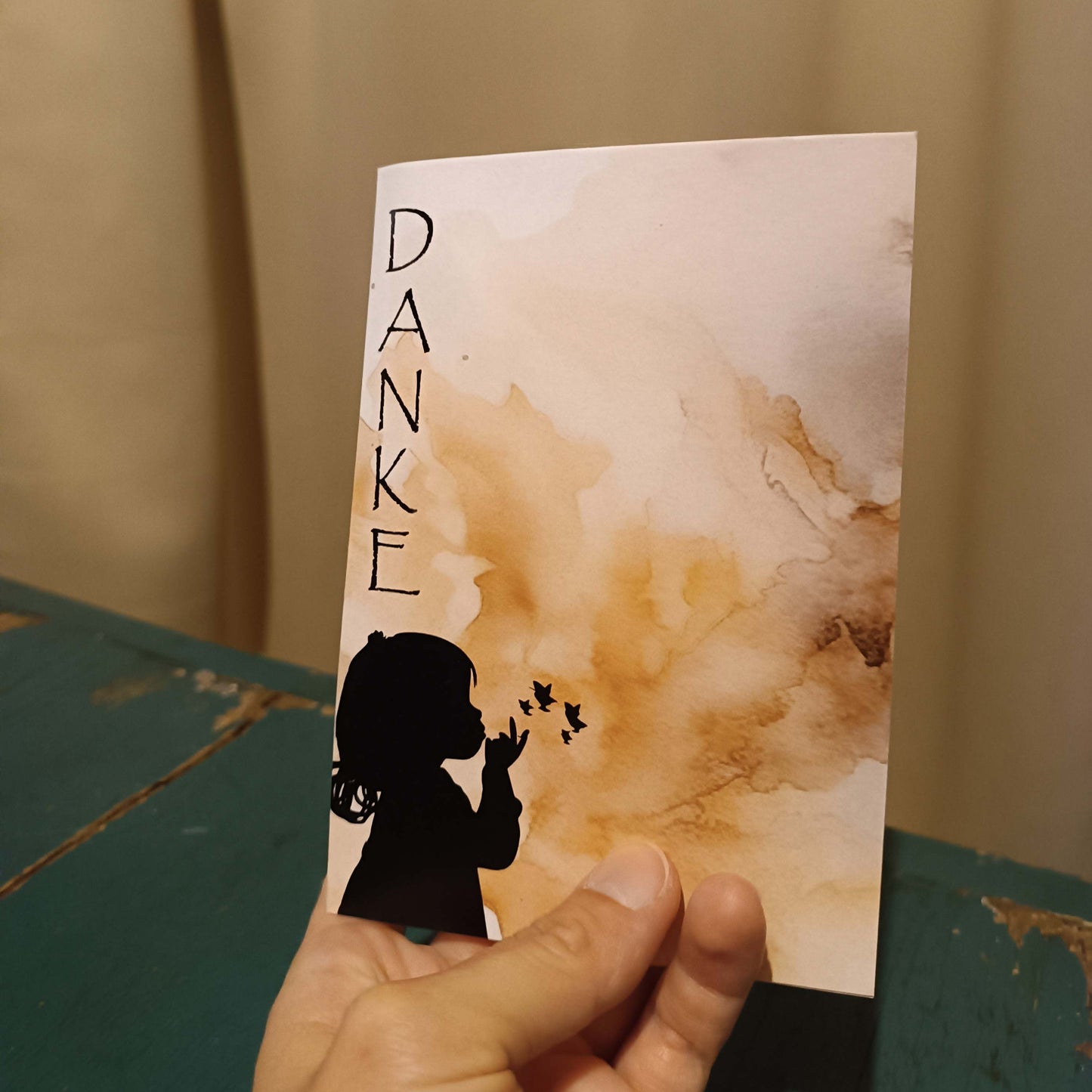 Karte: "Danke"